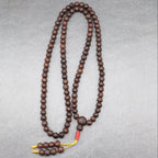 Ziziphus Budhensis Bodhi Prayer Bead Buddha Chitta Phoenix Eye 108+1 Beads 8 to 9mm Mala