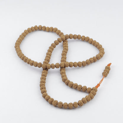 Original Indonesian Rudraksha Mala, 8 mm Japa Prayer Beads