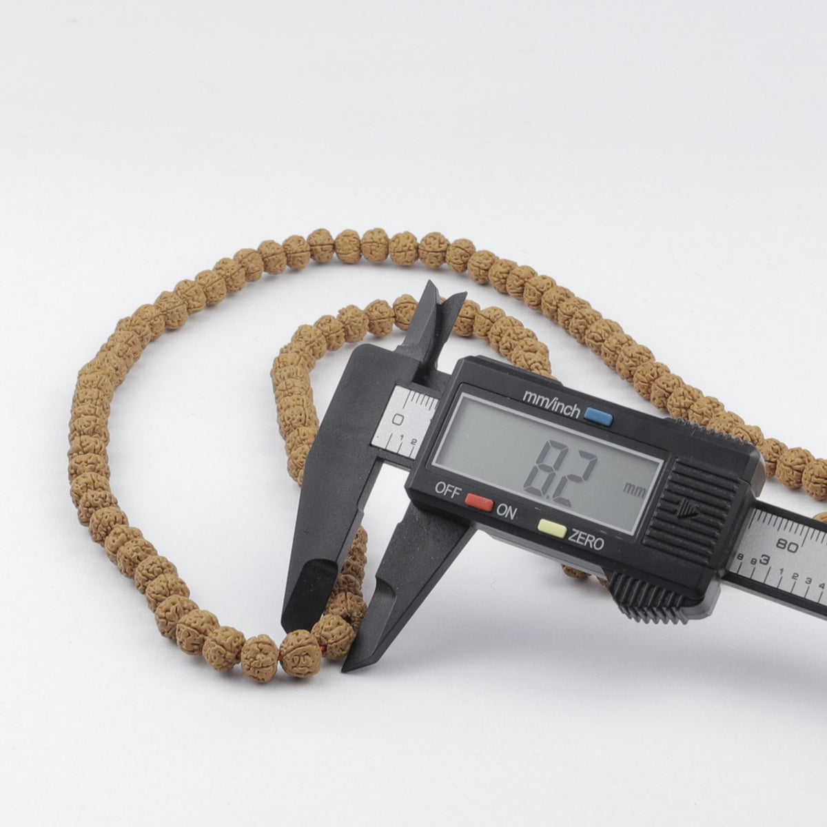 Original Indonesian Rudraksha Mala, 8 mm Japa Prayer Beads