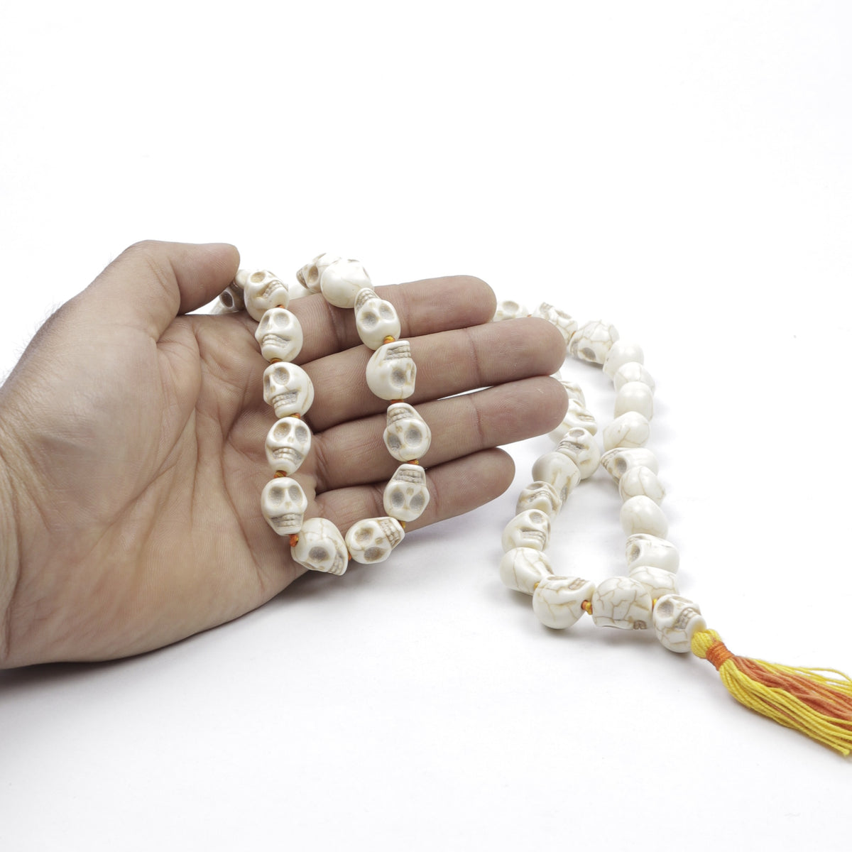 Sacred Ama Kali Skull Munda Mala Meditation Rosary