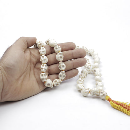 Sacred Ama Kali Skull Munda Mala Meditation Rosary