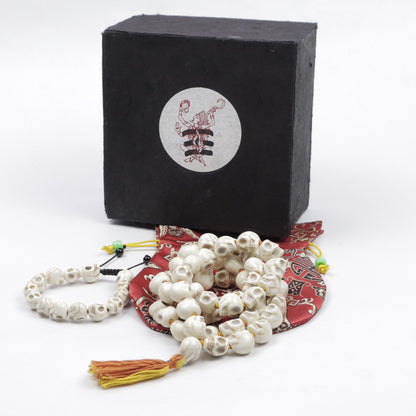 Sacred Ama Kali Skull Munda Mala Meditation Rosary