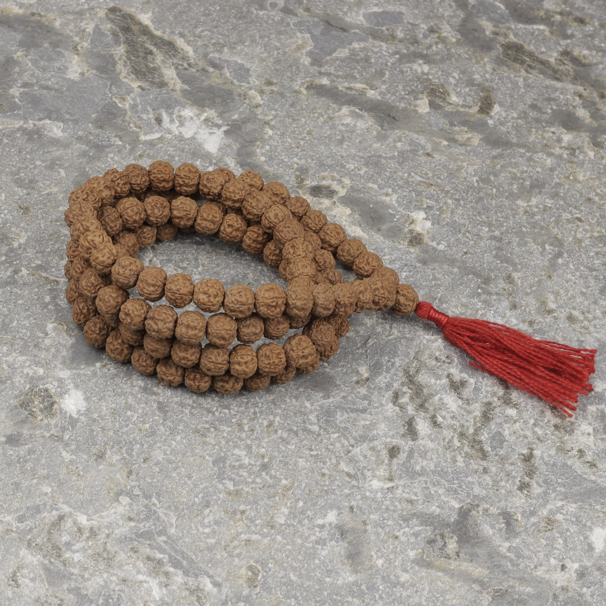 Genuine Indonesian Rudraksha Mala – 108 Beads 10 mm