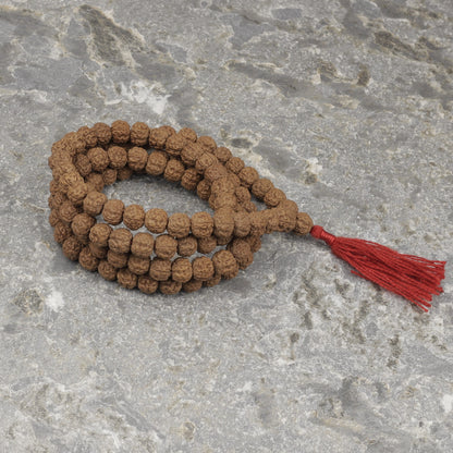 Genuine Indonesian Rudraksha Mala – 108 Beads 10 mm