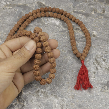 Genuine Indonesian Rudraksha Mala – 108 Beads 10 mm
