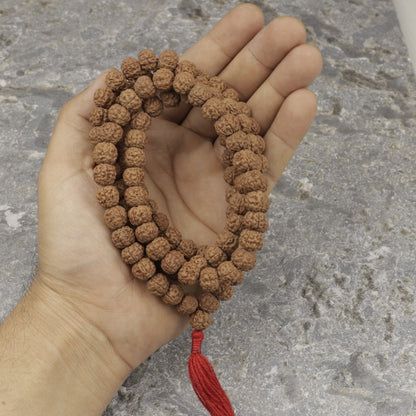 Genuine Indonesian Rudraksha Mala – 108 Beads 10 mm