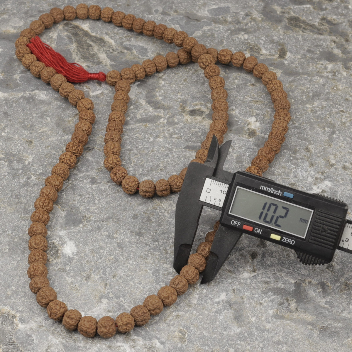 Genuine Indonesian Rudraksha Mala – 108 Beads 10 mm