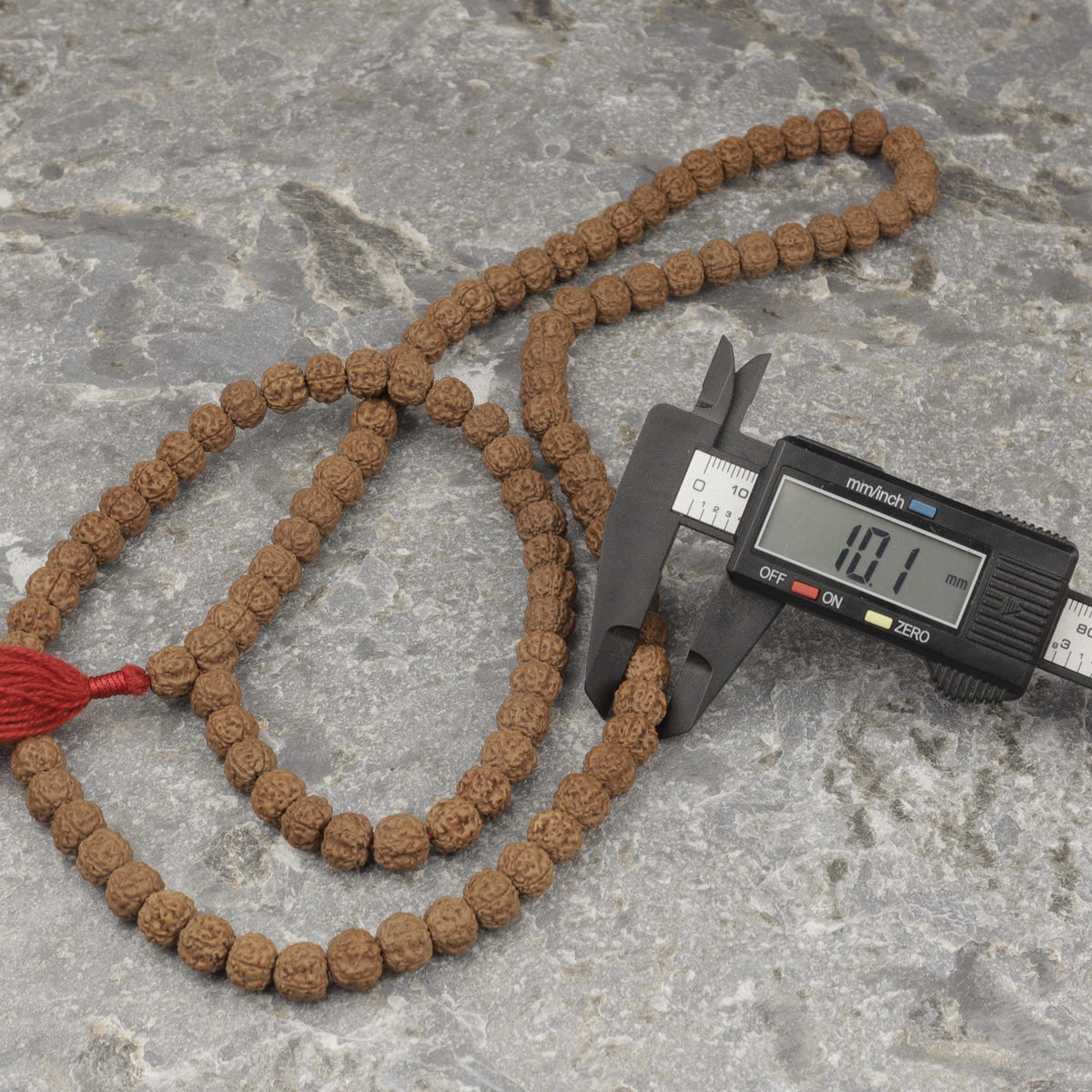 Genuine Indonesian Rudraksha Mala – 108 Beads 10 mm