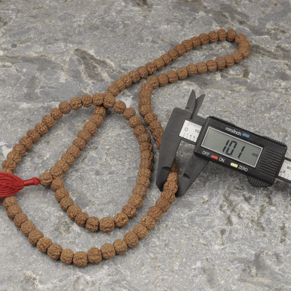 Genuine Indonesian Rudraksha Mala – 108 Beads 10 mm