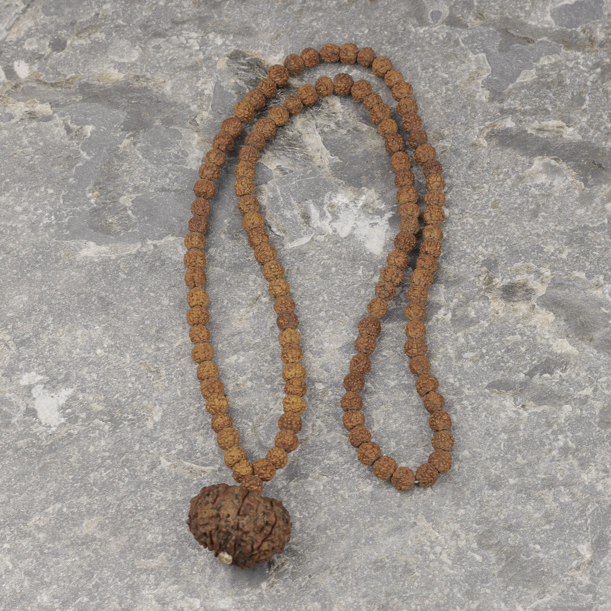 Authentic Rudraksha Mala, Choose Your Nepali Mukhi Guru Bead