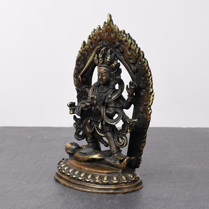Kaal Bhairav Statue, Protective Deity Sculpture
