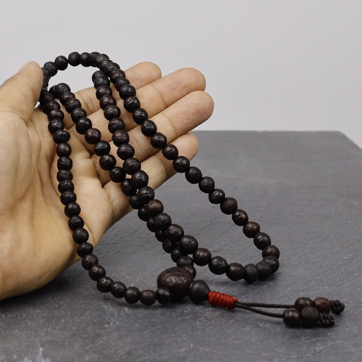 Real Bodhi Chitta Phoenix Eye Prayer Beads, Bodhi Chitta Mala