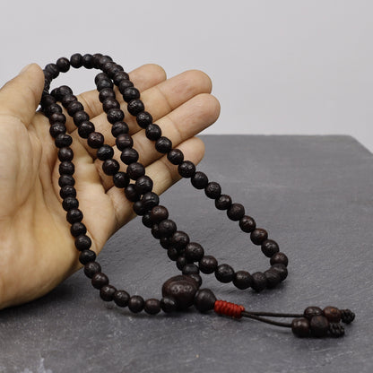 Real Bodhi Chitta Phoenix Eye Prayer Beads, Bodhi Chitta Mala