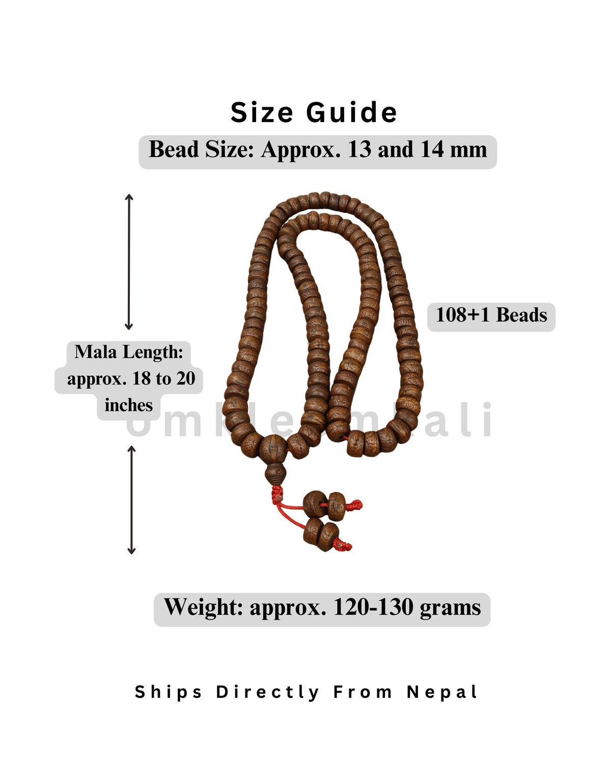 Dark Bodhi Chitta Phoenix Eye Mala