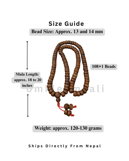 Dark Bodhi Chitta Phoenix Eye Mala
