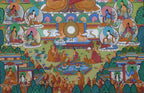 Amitabha Pure Land Thangka, Sukhavati, Realm of Bliss
