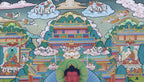 Amitabha Pure Land Thangka, Sukhavati, Realm of Bliss