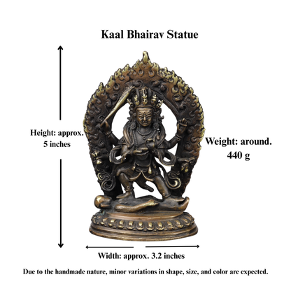 Kaal Bhairav Statue, Protective Deity Sculpture