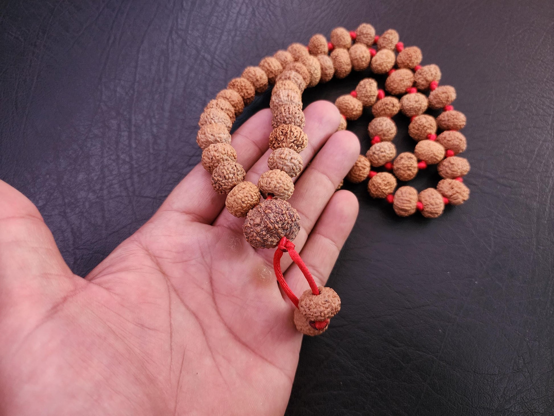 Nine Face Rudraksha Mala