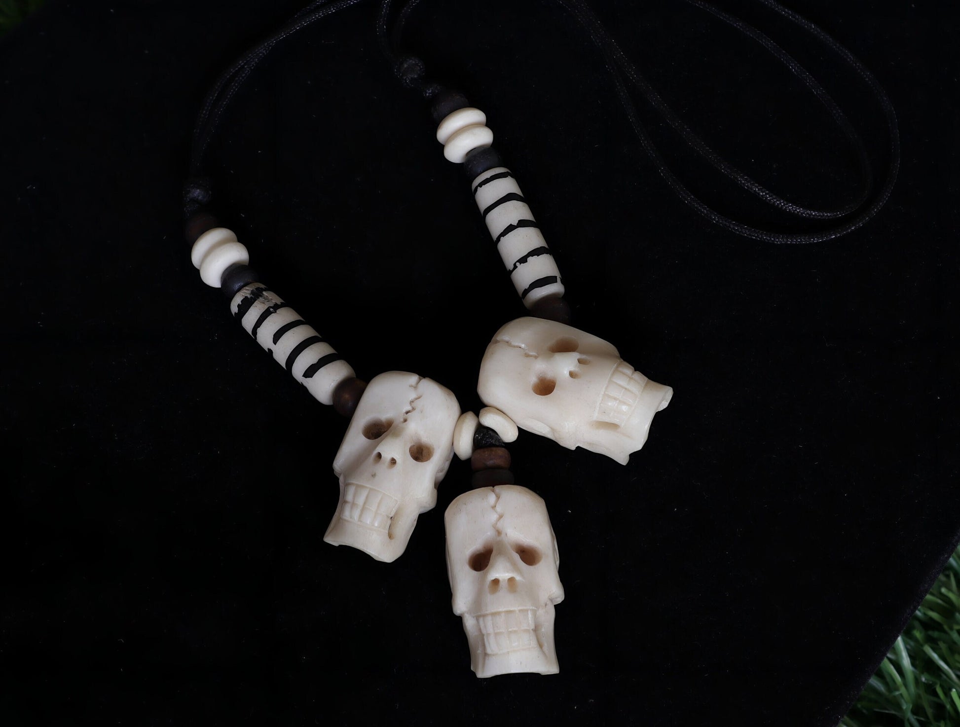 Tibetan Himalaya Gothic Tribal Necklace, Evil Eye Protection Jewelry