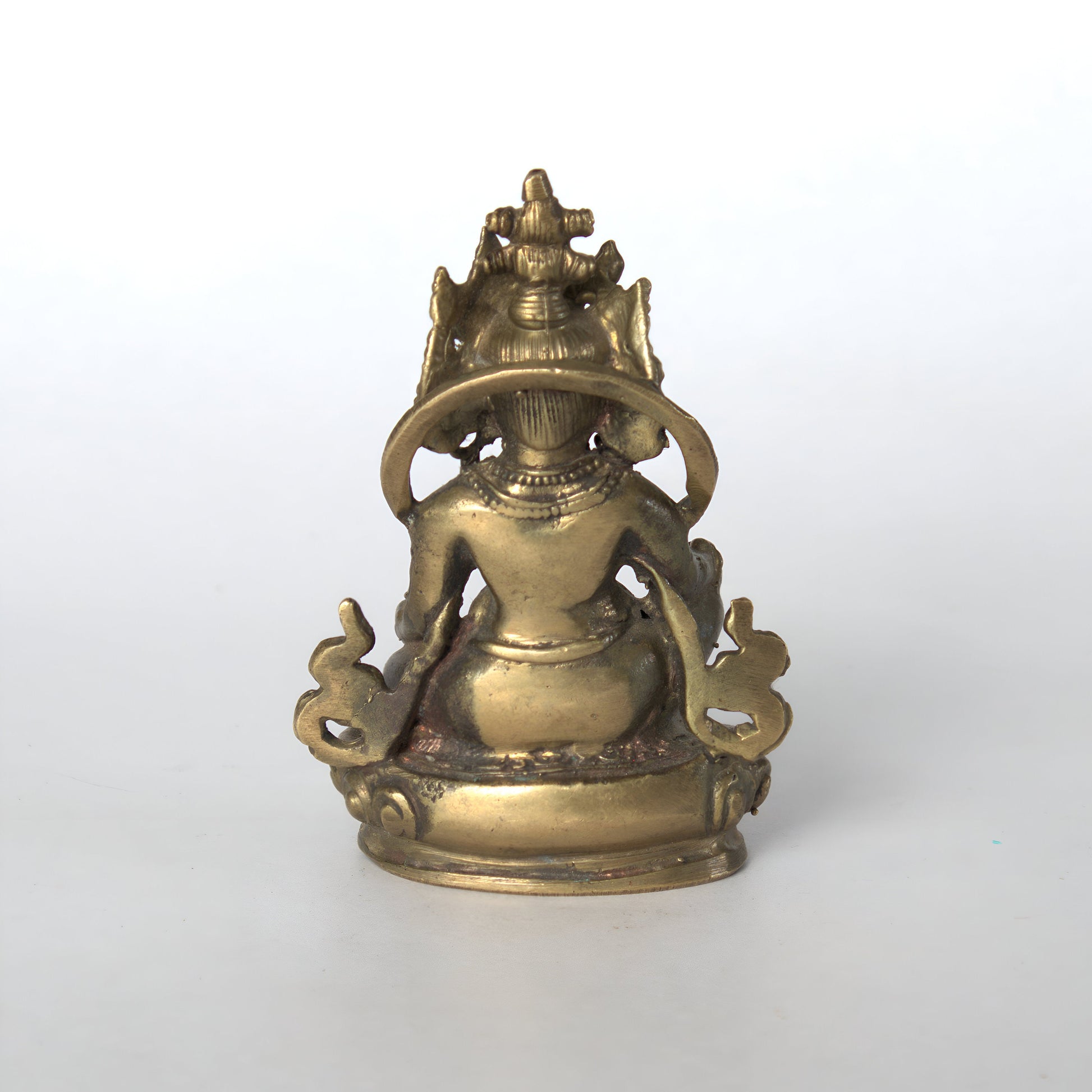 God Of Wealth - Brass Kuber Statue, Handcrafted Hindu God of Wealth And Prospersity, Antique Gift