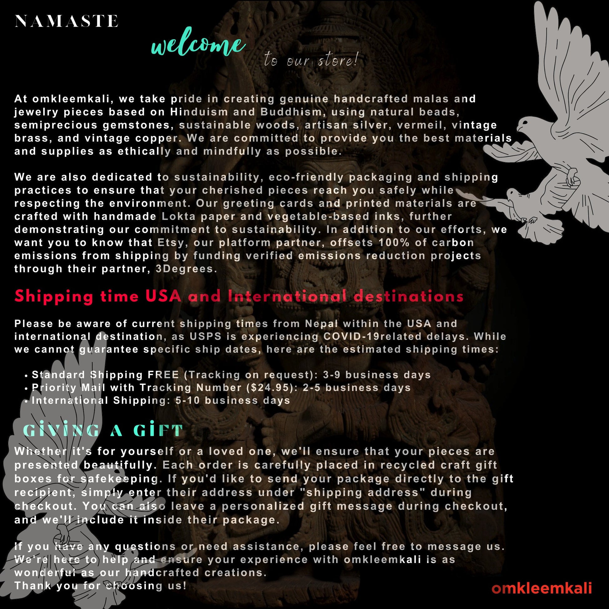 Tulsi Mala Necklace