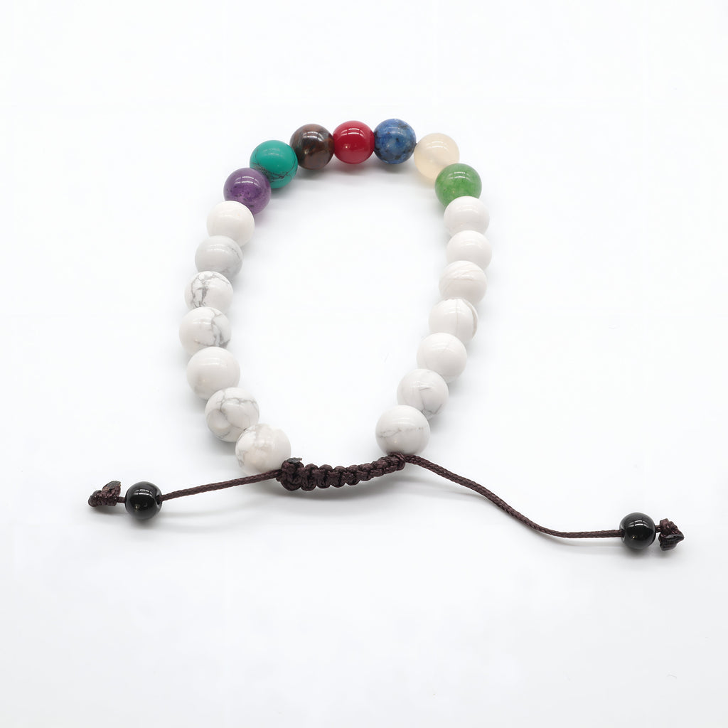 7 Chakra Crystals Healing Bracelet - Seven Chakra Bracelet - Custom Order Available