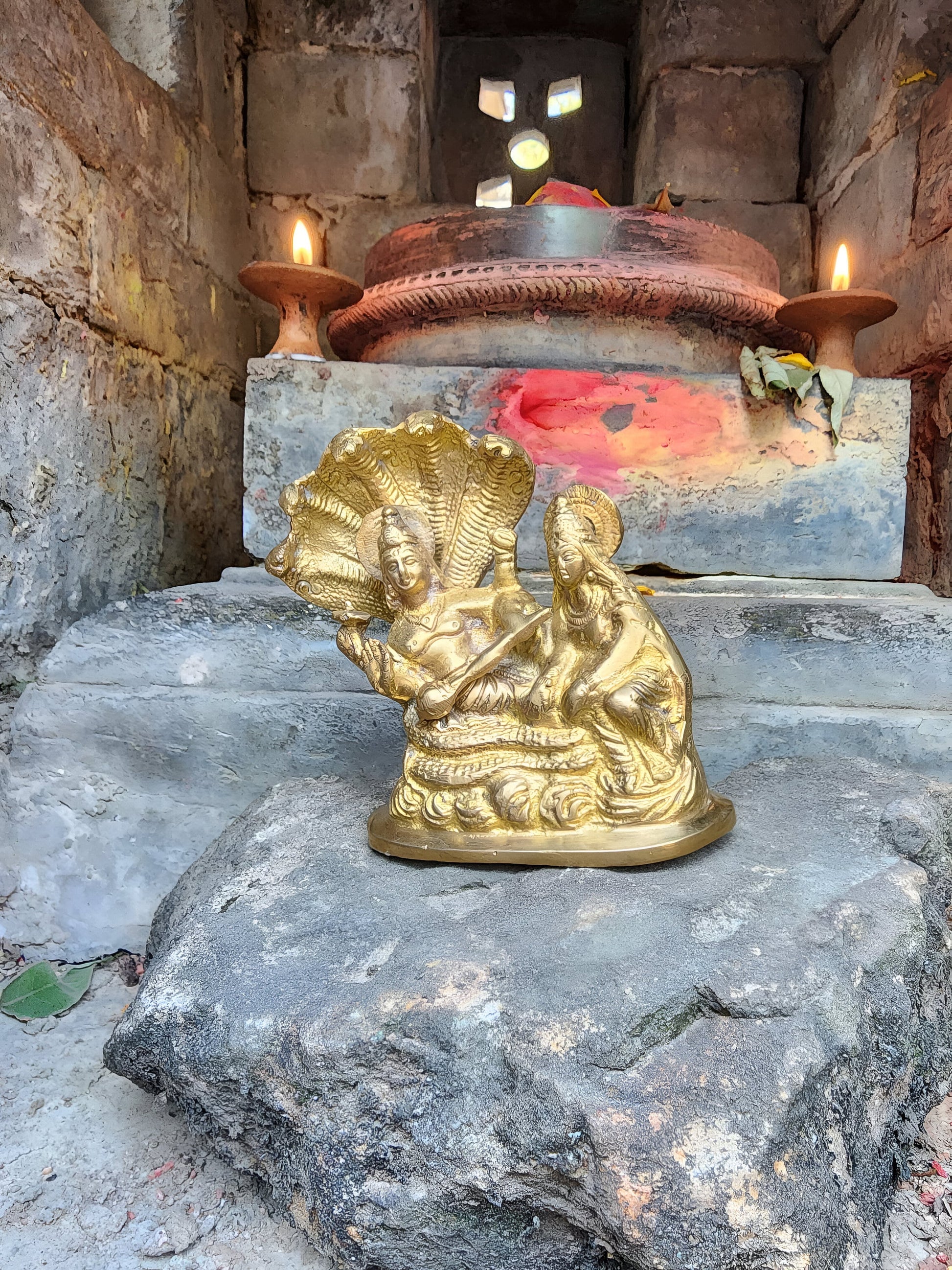 Lakshmi Narayana Brass Statue