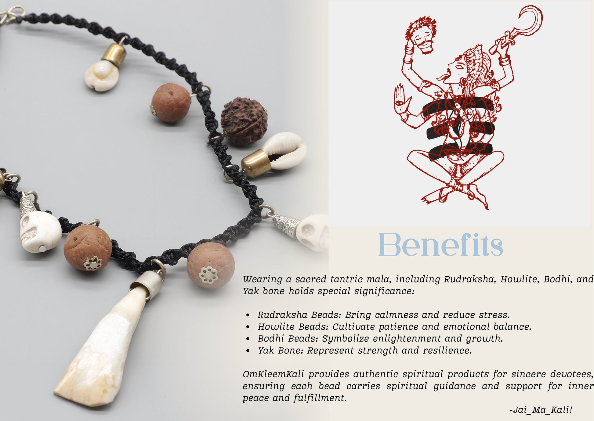 Protection Spell Divine Goddess Tantric Mala