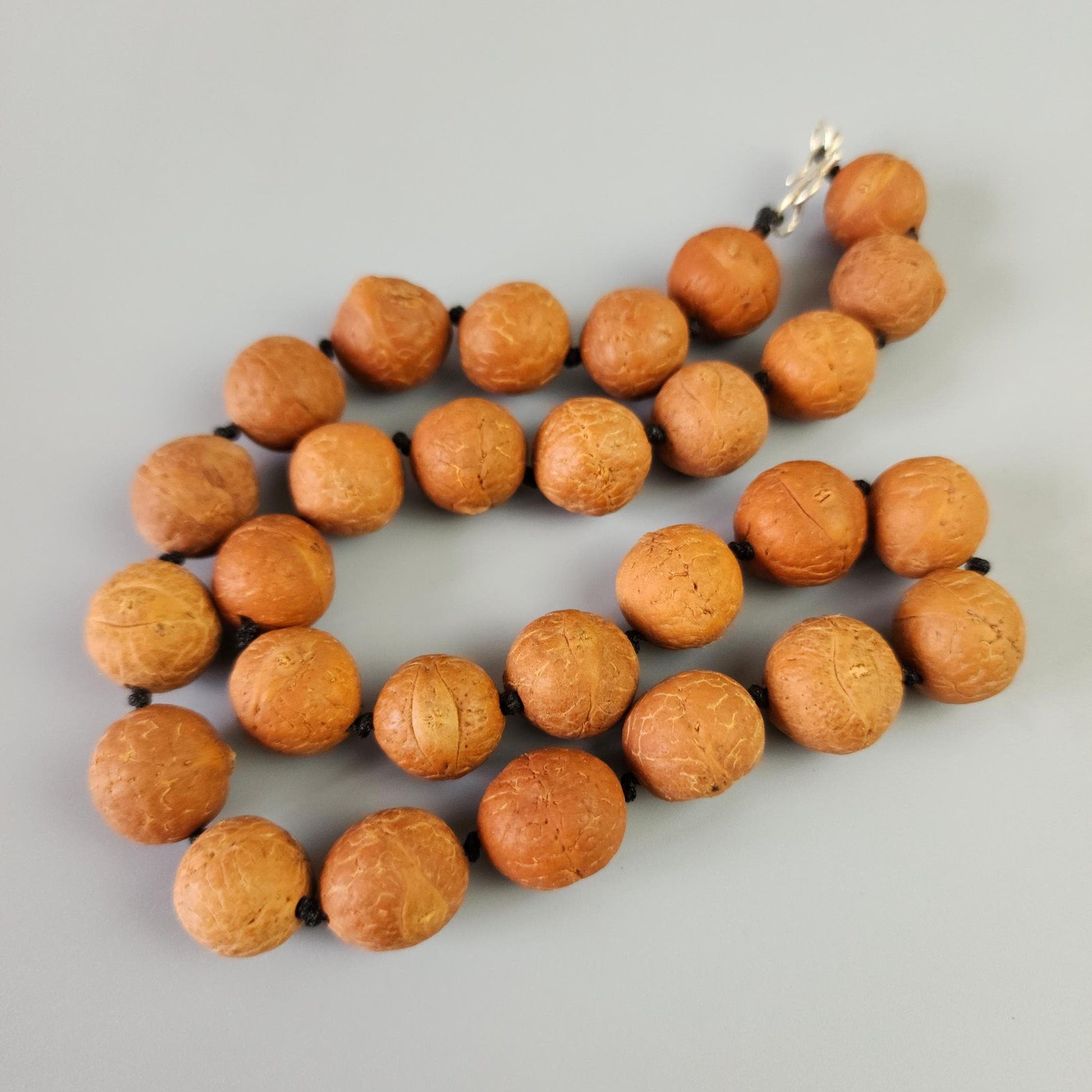 Bodhi Seed Mala - Hand-Knotted Natural Buddha Chitta Beads for Meditation, Yoga, And Spiritual Practice
