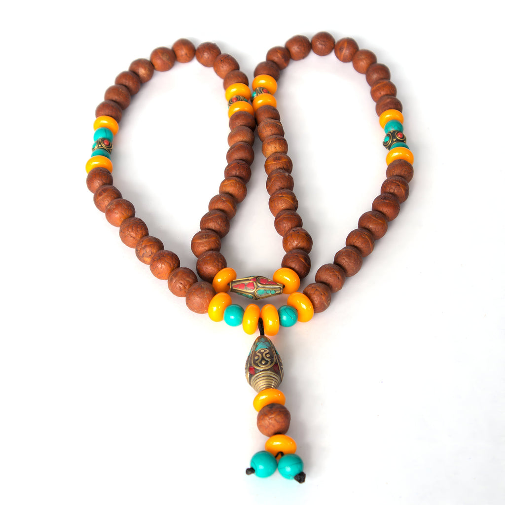 Tibetan Buddha Mala Buddha Chitta Necklace