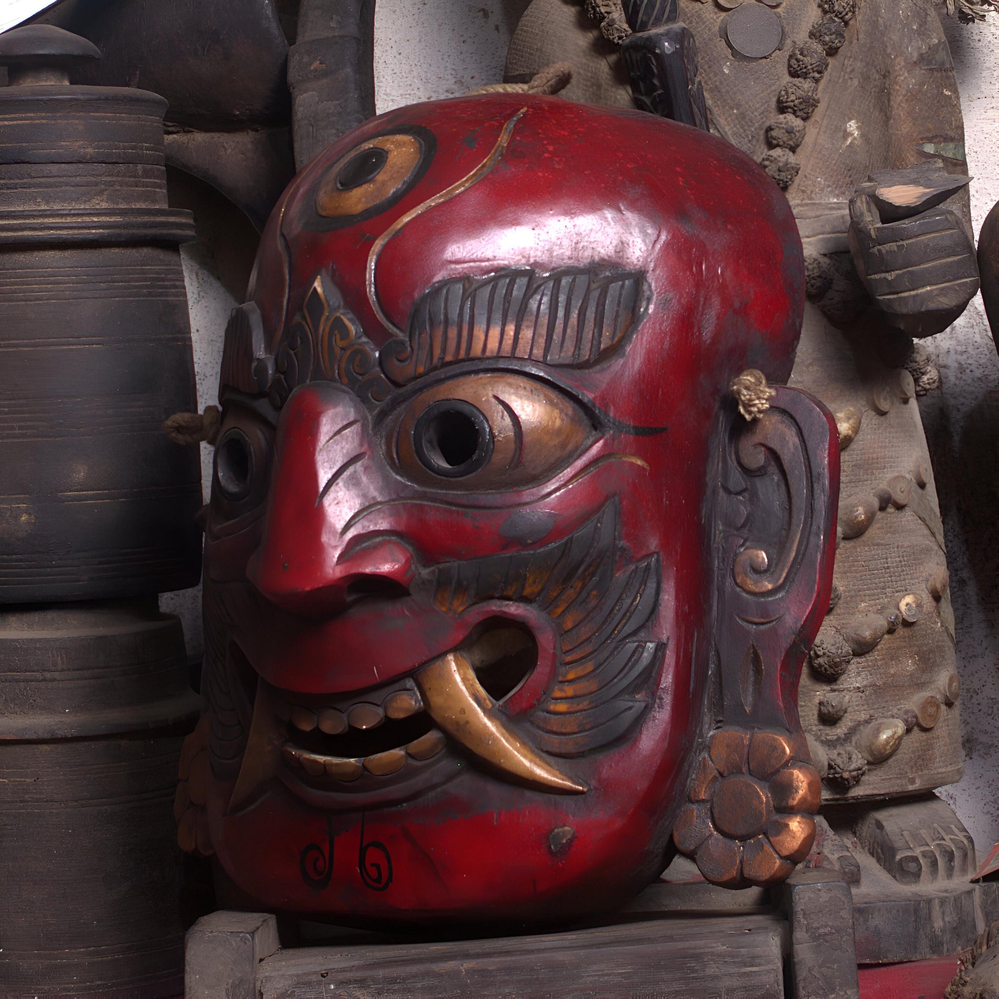 Lakhe Demon Mask
