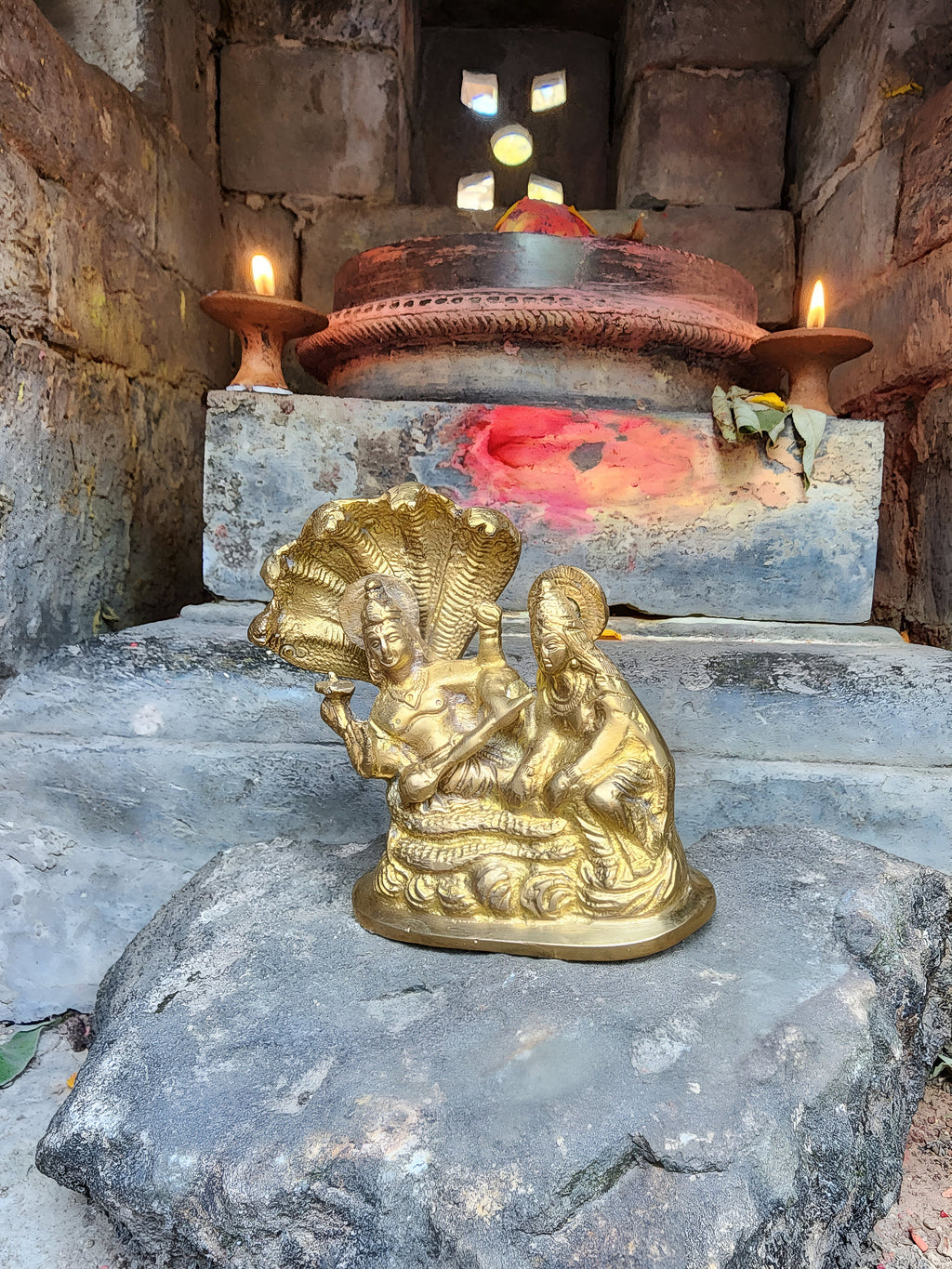 Lakshmi Narayana Brass Statue