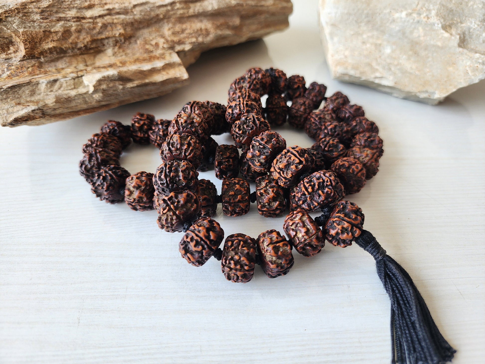 Original 14 Mukhi Rudraksha Bead, Collector Premium Quality, Sacred Saturn And Hanuman Blessing