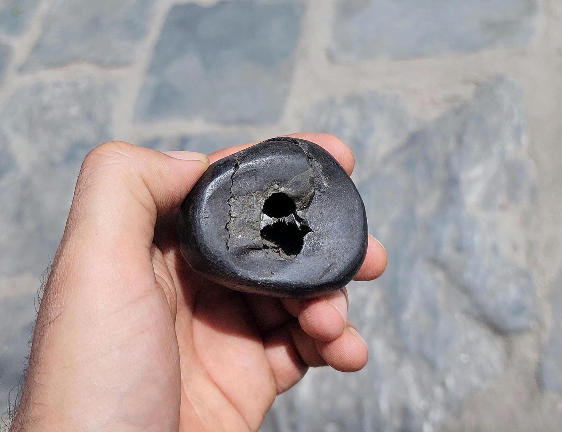 Chakra Healing Shaligrama, A Divine Cosmic Connection, Creation Of Nature, Sacred Seven Chakra Balancing Stone