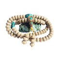 Lotus Seed Mala Necklace: 108 Bead Hindu Prayer Beads