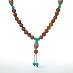Tibetan Buddha Chitta Mala Necklace: Buddhist Prayer Beads
