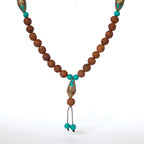 Tibetan Buddha Chitta Mala Necklace: Buddhist Prayer Beads