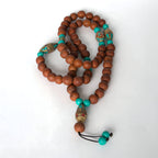 Tibetan Buddha Chitta Mala Necklace: Buddhist Prayer Beads