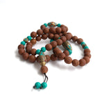 Tibetan Buddha Chitta Mala Necklace: Buddhist Prayer Beads