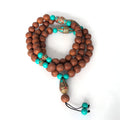 Tibetan Buddha Chitta Mala Necklace: Buddhist Prayer Beads