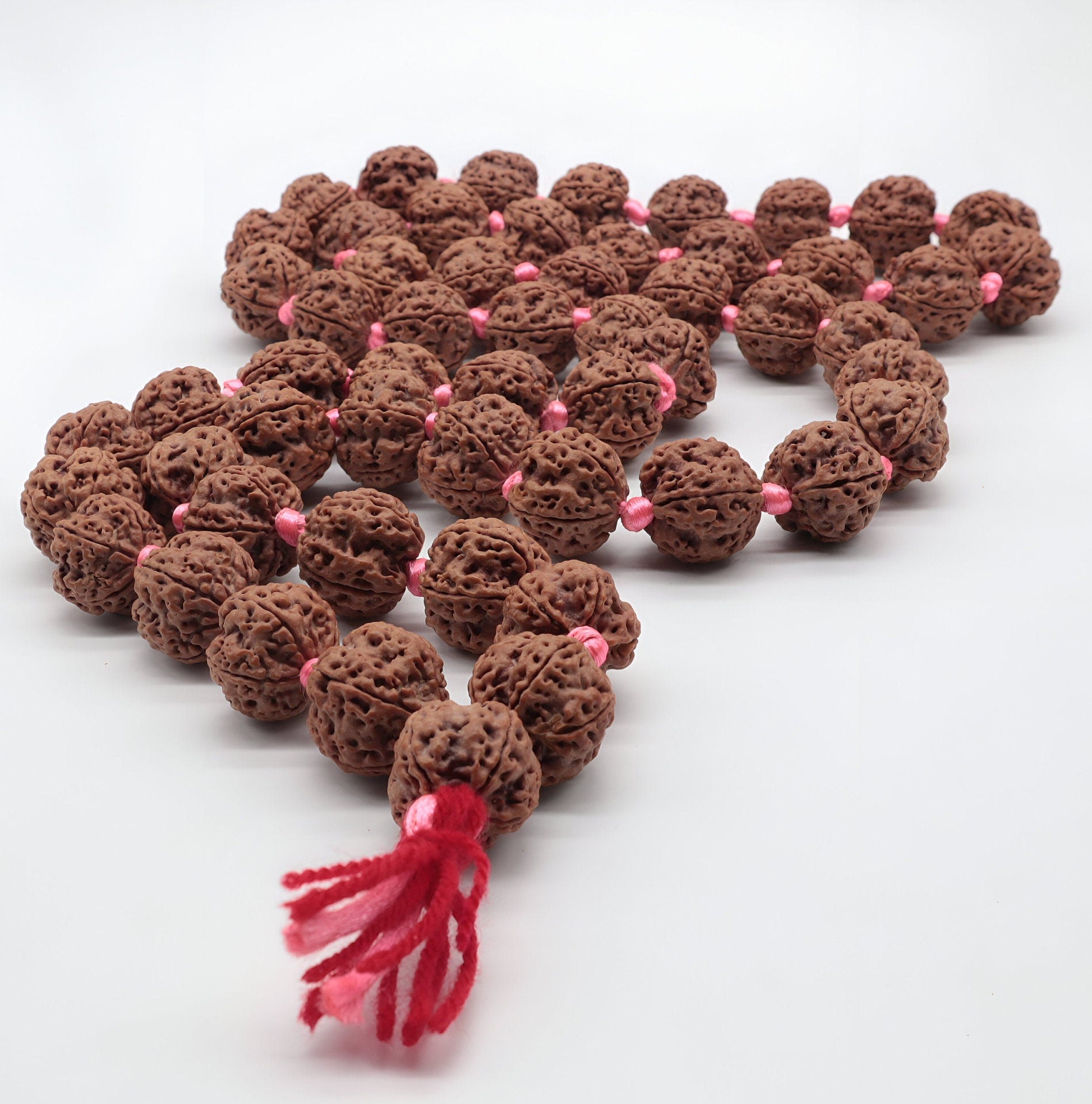 Genuine Himalayan Rudraksha Mala: 54/108 Prayer Beads Rosary