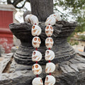 30mm Kali Skull Mala Necklace: Sacred Tantric Beads, Spiritual Protection