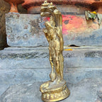 Brass Vishnu Statue: Hindu God of Protection