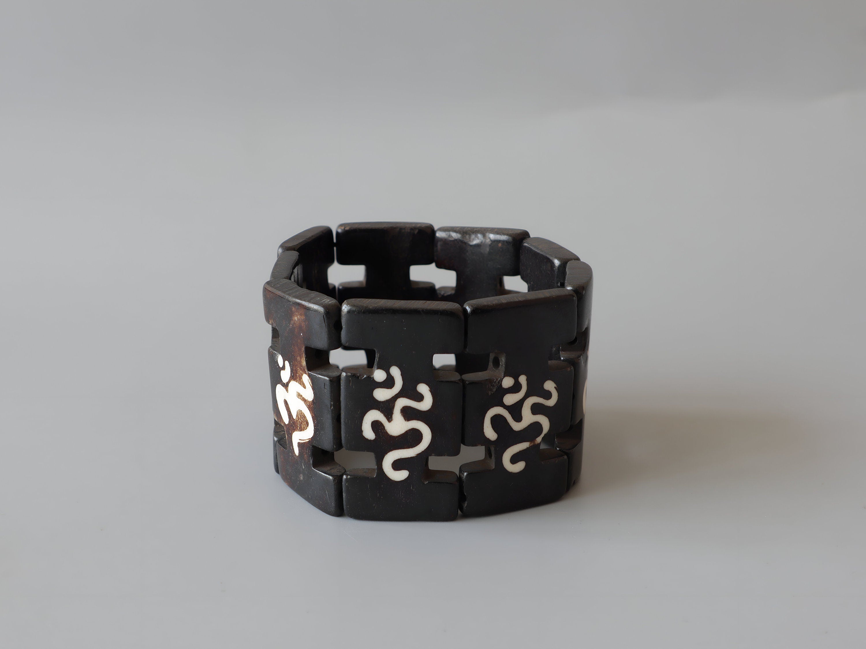 Handcrafted Tibetan Om Necklace and Bracelet Set