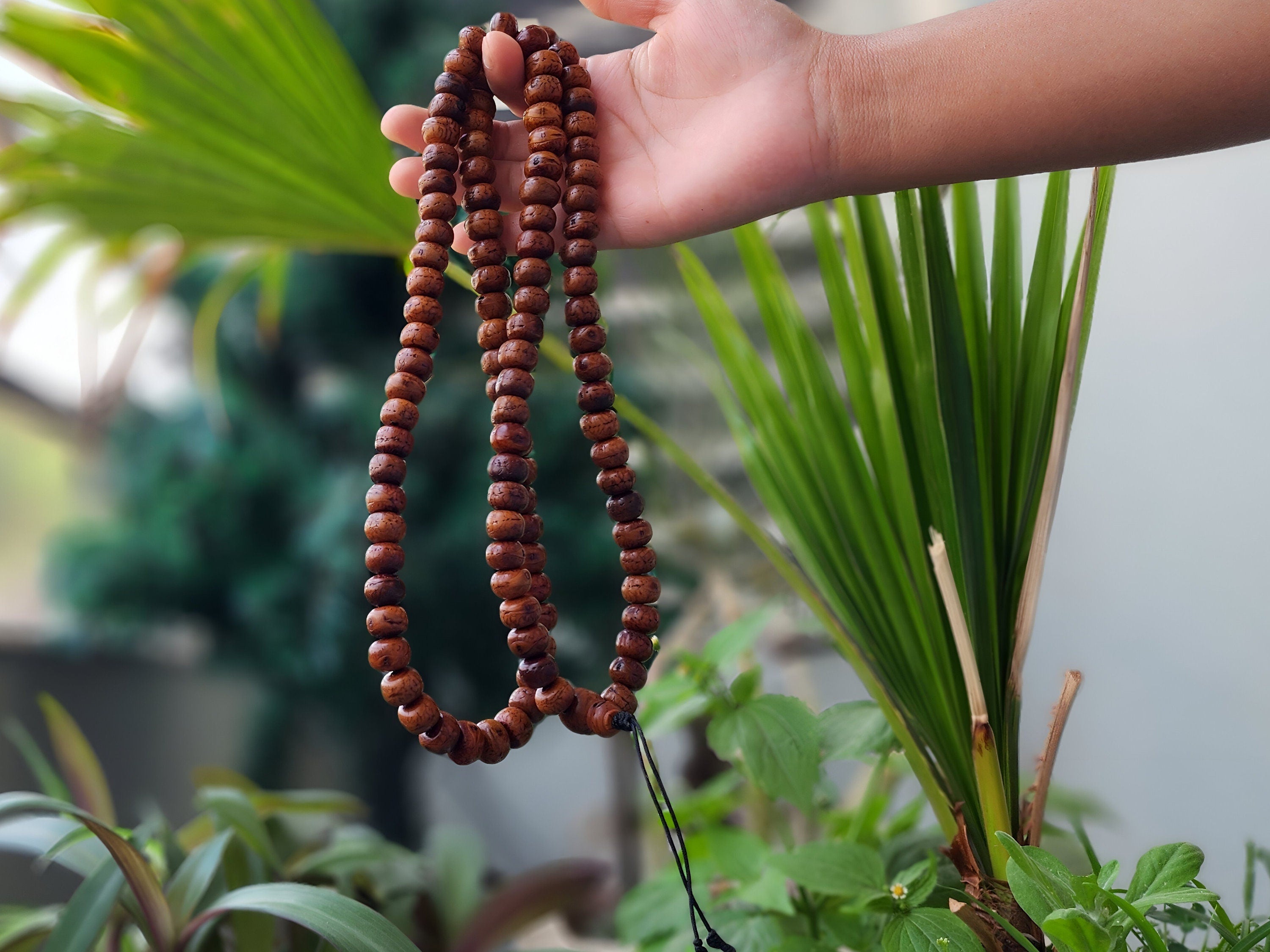Bodhi Seed Mala: 108 Bead Japa Prayer Beads From Nepal