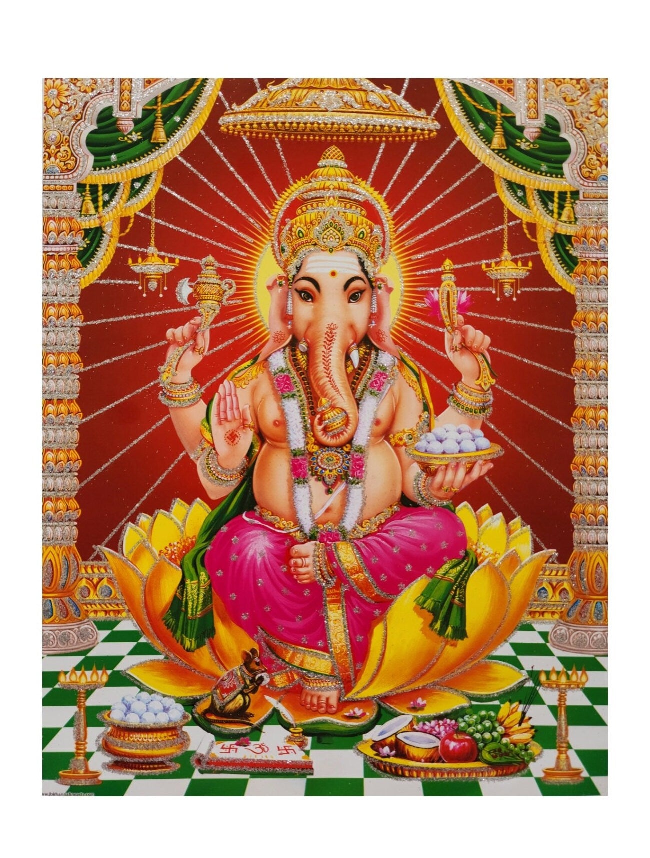 God Ganesh Poster: Hindu Deity Print for Meditation (Digital Download)
