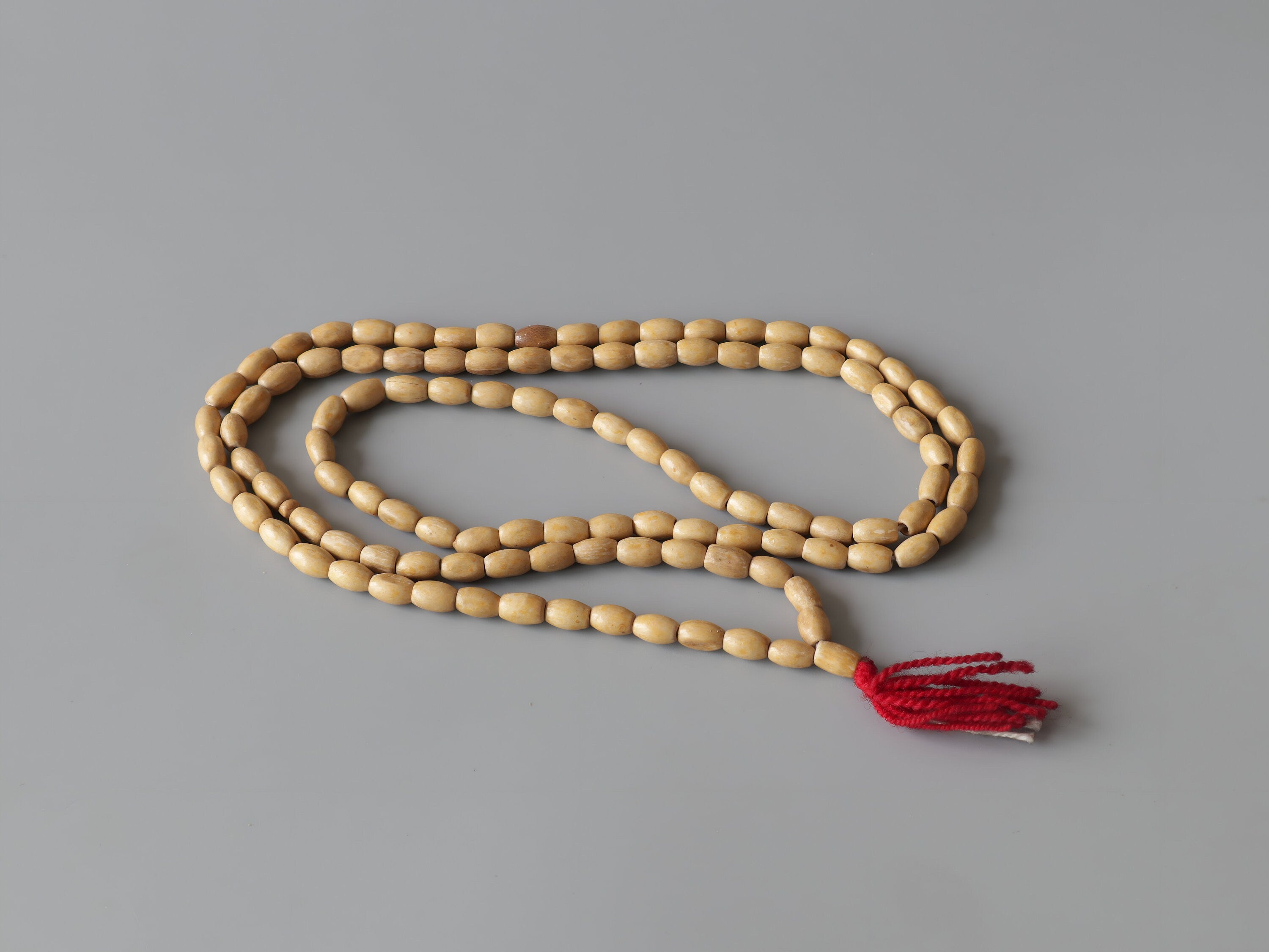 Tulsi Mala, Sacred Holy Basil Radha Krishna Necklace, Set of Three Tulasi Mala