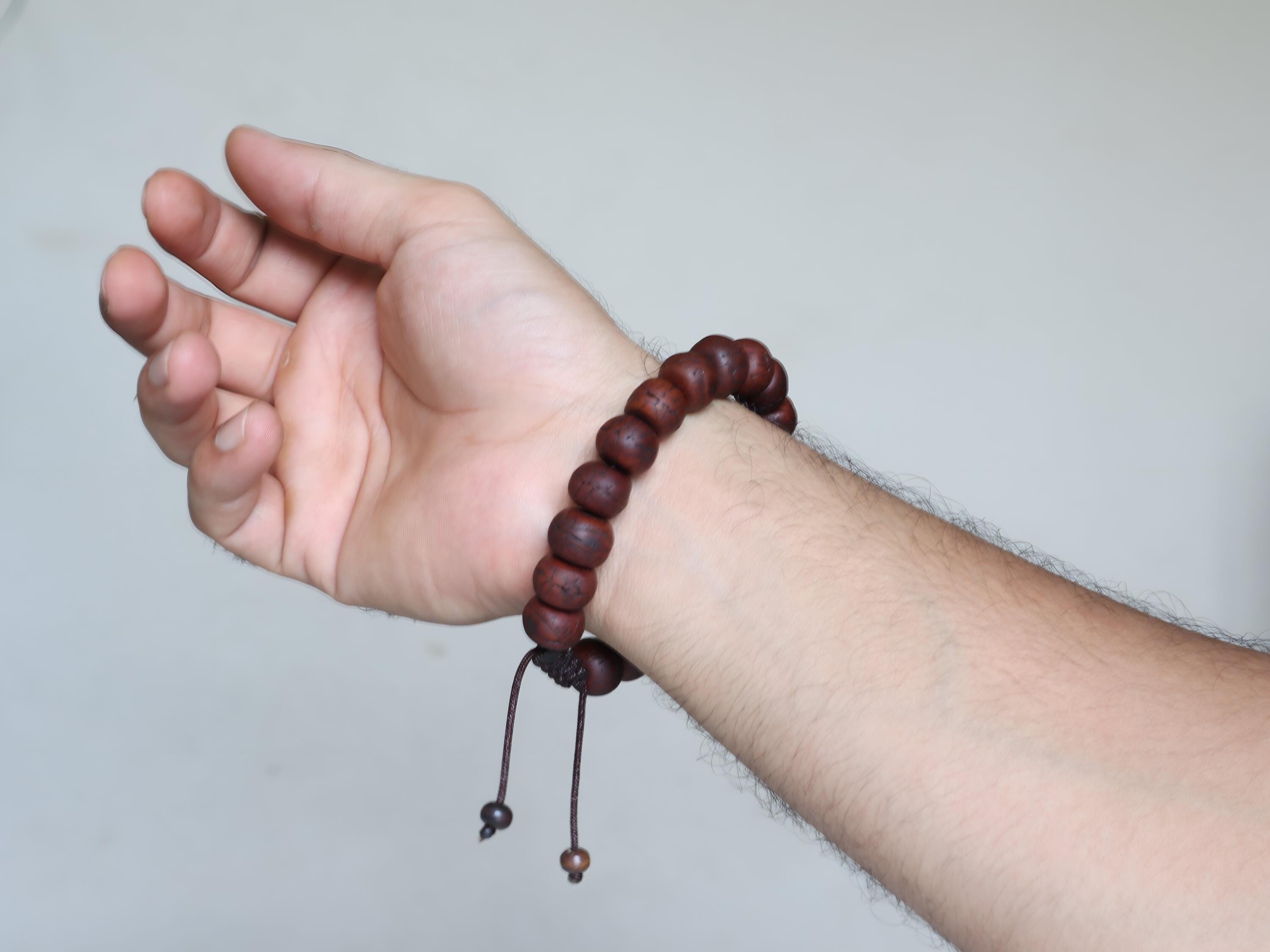Bodhi Seed Bracelet: Natural Mindfulness Beads, Nepal Grown