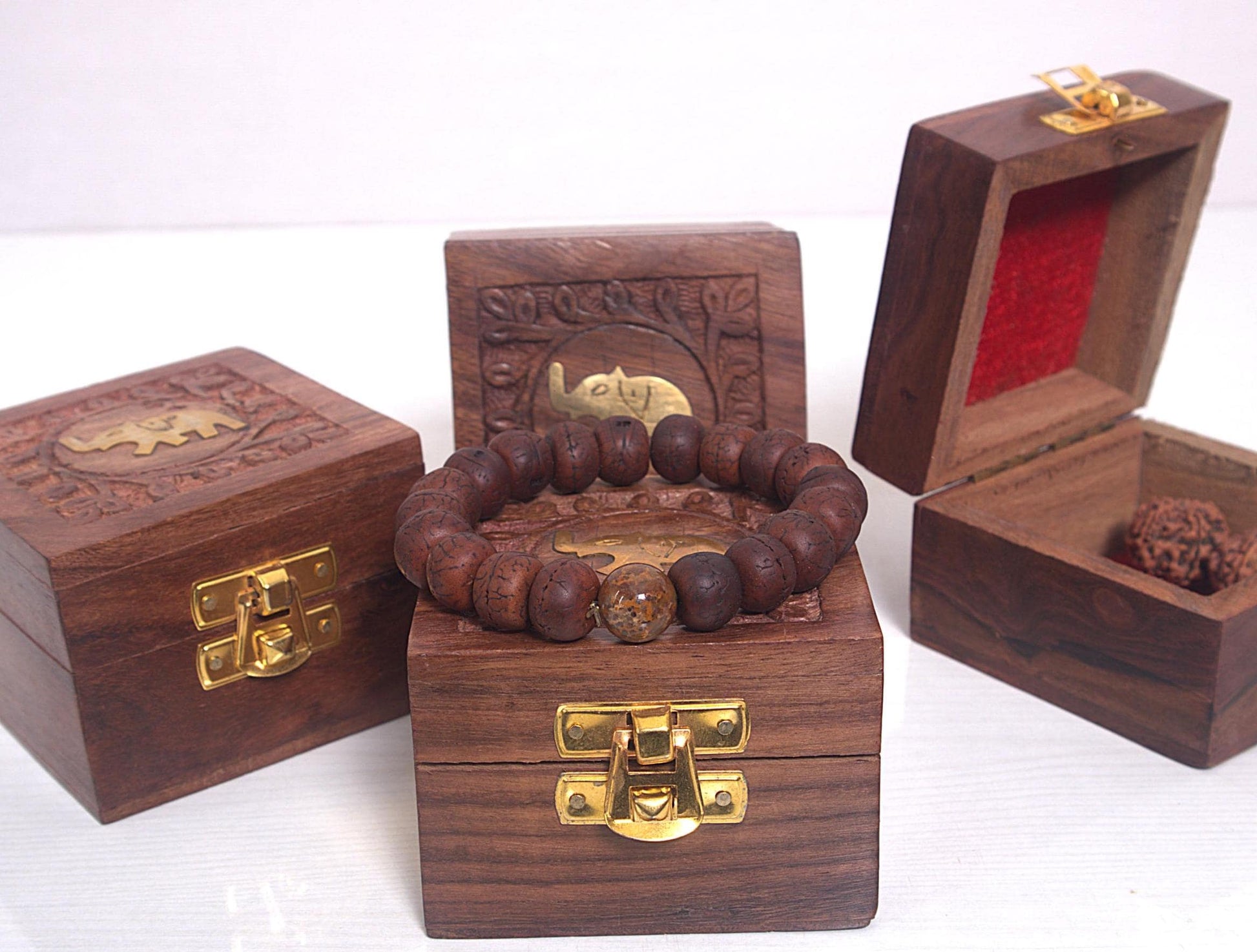 Bodhi Seed Bracelet: Natural Mindfulness Beads, Nepal Grown